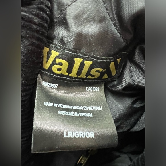 WALLS Coveralls Mens Large Duck Canvas Quilted Lined Insulated Winter Workwear - Picture 4 of 4